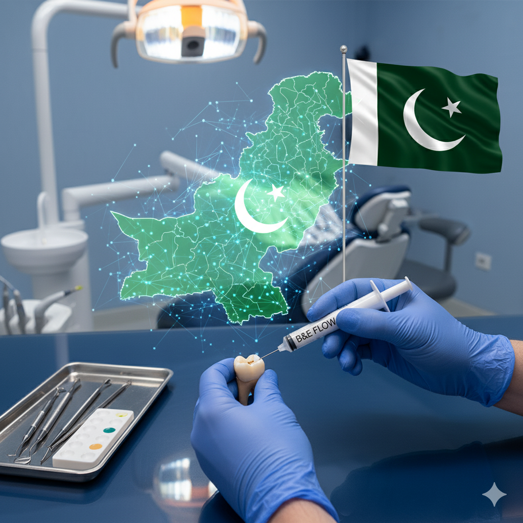 B & E Flow in Pakistan | Dental Composite Ebiosurgico